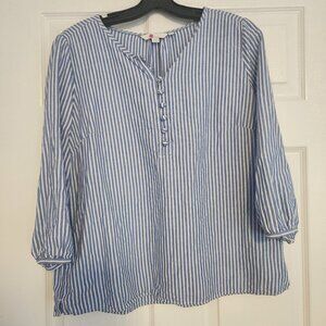 linen 3/4 sleeve Boden top US 10